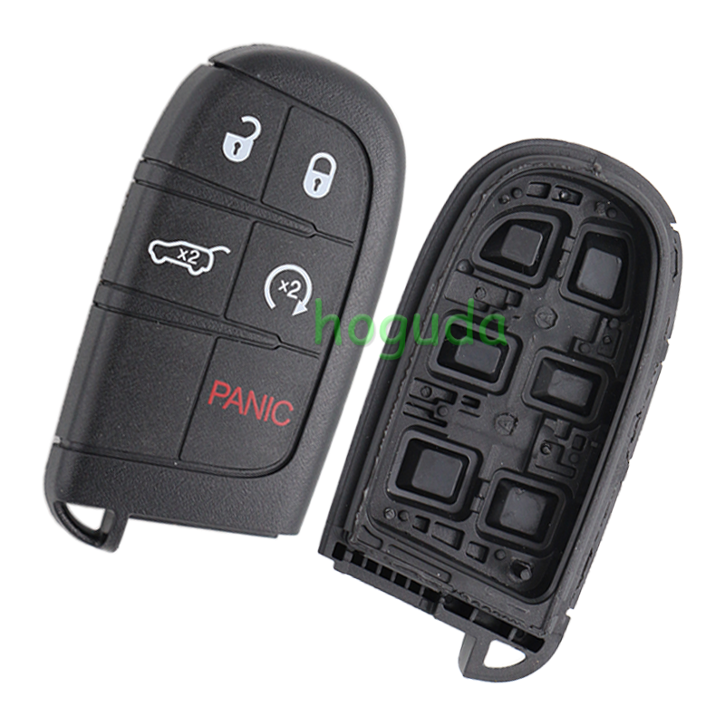 For Chrysler Grand Cherokee 4+1 button remote key with 433MHz ID46 Chip FCCID:M3N40821302