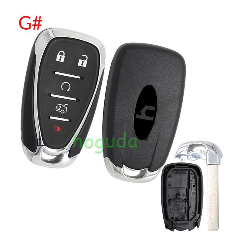 For Chevrolet 2 /2+1/3/3+1/4+1  button remote key blank with logo