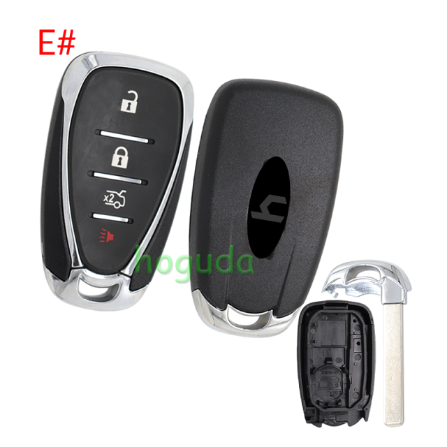 For Chevrolet 2 /2+1/3/3+1/4+1  button remote key blank with logo