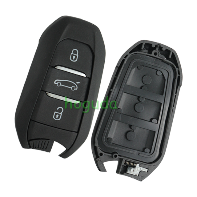 For Peugeot 3 button remote key blank with VA2 blade Please choose the button.