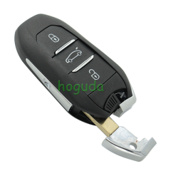 For Peugeot 3 button remote key blank with HU83 blade without logo.Please choose the button.