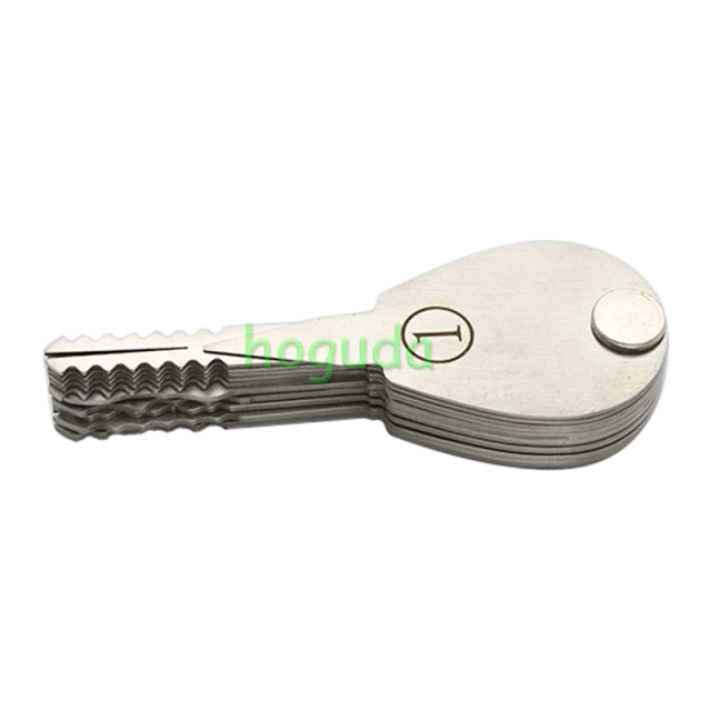 HUK 20 Piece Double Sided Padlock Picks Secure Studying Common And original Locks Professional Locksmith Test learning