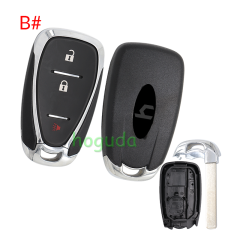 For Chevrolet 2 /2+1/3/3+1/4+1  button remote key blank with logo