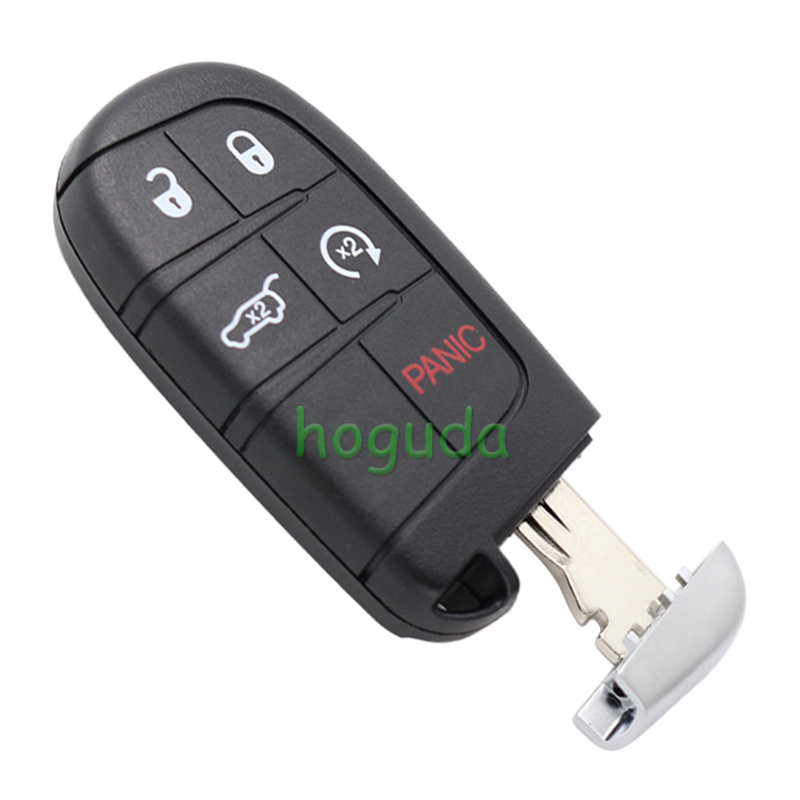 For Chrysler Grand Cherokee 4+1 button remote key with 433MHz ID46 Chip FCCID:M3N40821302