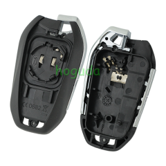 For Peugeot 3 button remote key blank with VA2 blade Please choose the button.