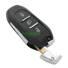 For Peugeot 3 button remote key blank with VA2 blade without logo.Please choose the button.