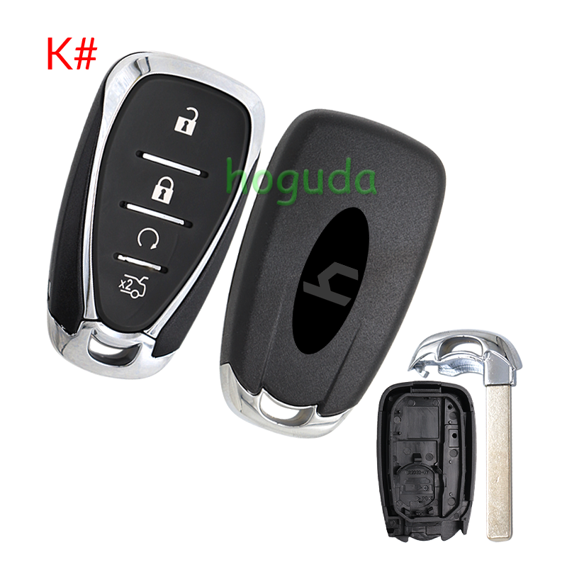 For Chevrolet 2 /2+1/3/3+1/4+1  button remote key blank with logo