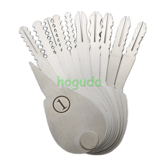 HUK 20 Piece Double Sided Padlock Picks Secure Studying Common And original Locks Professional Locksmith Test learning