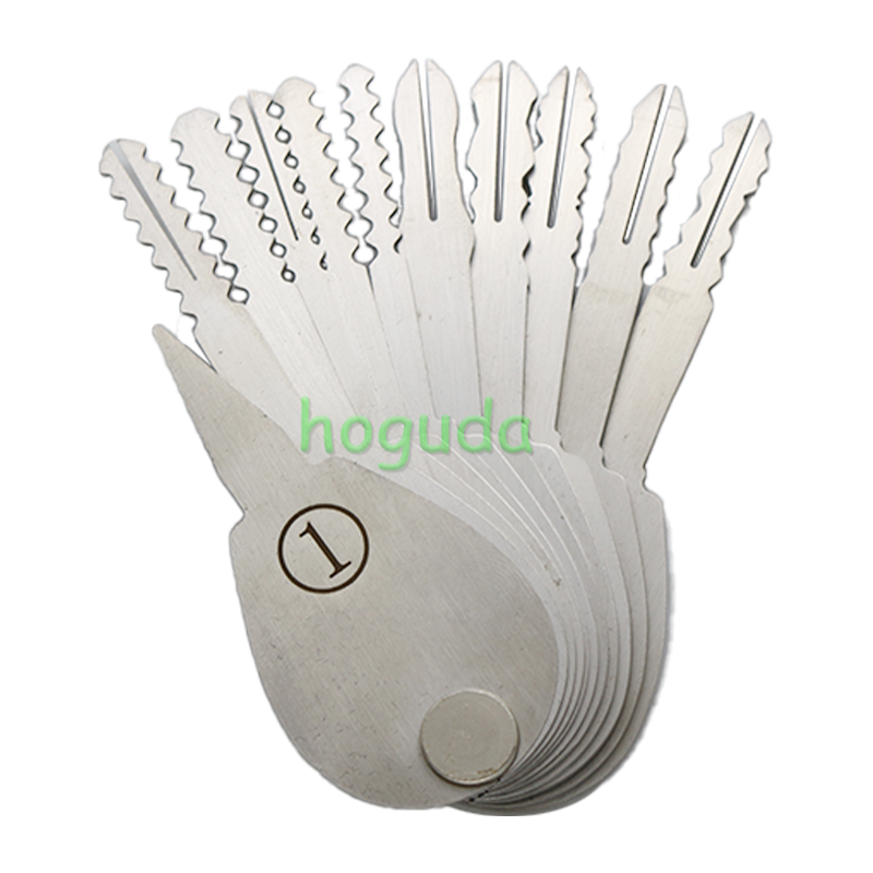 HUK 20 Piece Double Sided Padlock Picks Secure Studying Common And original Locks Professional Locksmith Test learning