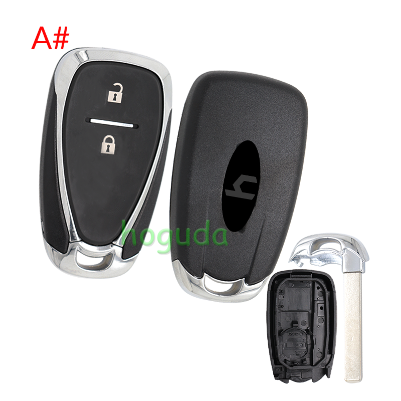 For Chevrolet 2 /2+1/3/3+1/4+1  button remote key blank with logo