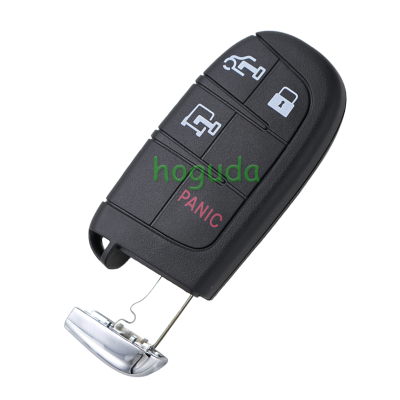 For Chrysler 3 /4 button flip remote key shell with Key Blade
