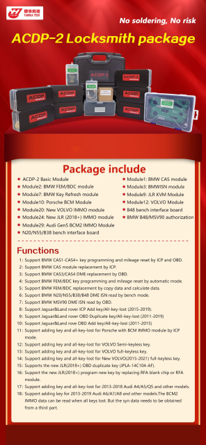 Original YANHUA ACDP-2 Locksmith package