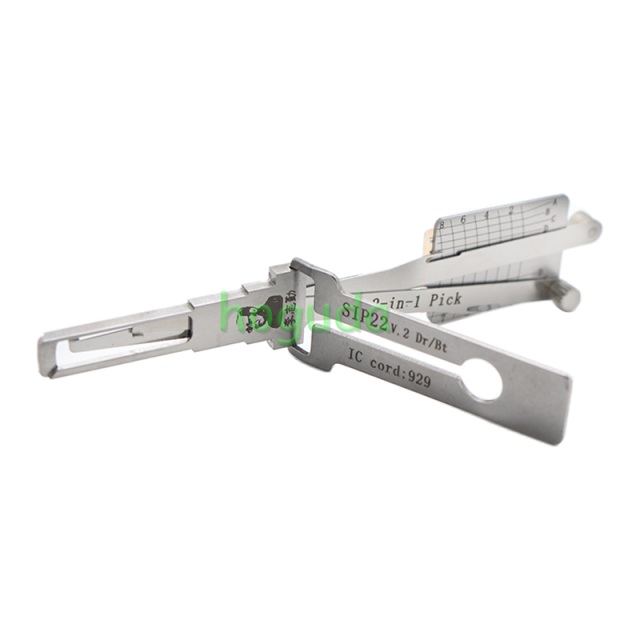 For Original Lishi  for Fiat SIP22 lock pick and decoder  together  2 in 1 decoder and lock pick Locksmith tools with best quality