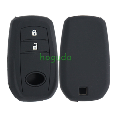 For Toyota 2 button key silicon case black color