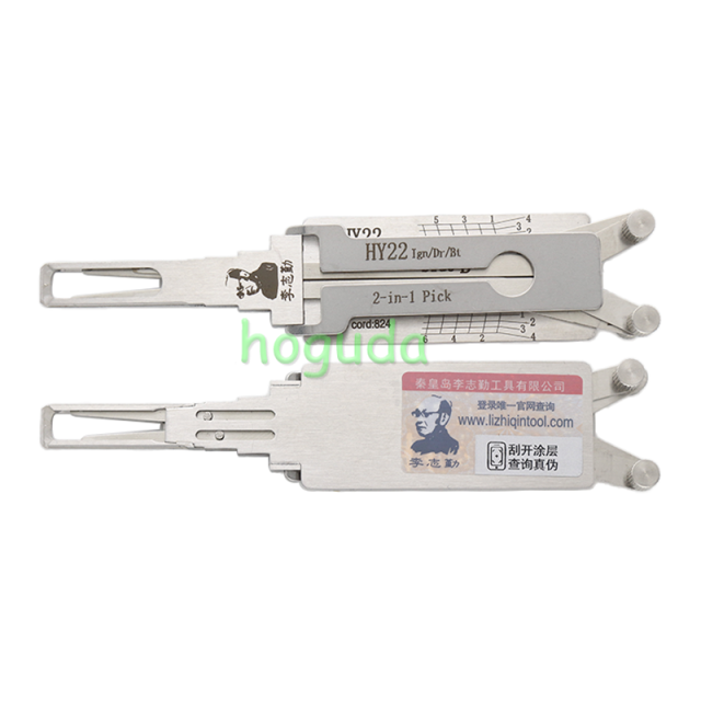 For Original Lishi  HY22  for Hyundai,Kia, K5, X34, Sonata car  decoder and lock pick combination tool with best quality