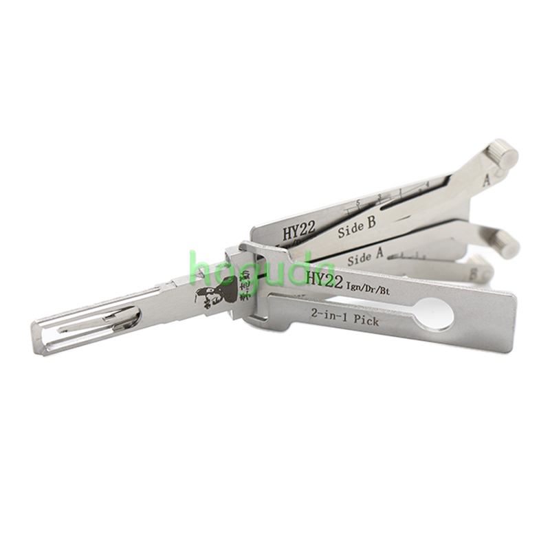 For Original Lishi  HY22  for Hyundai,Kia, K5, X34, Sonata car  decoder and lock pick combination tool with best quality