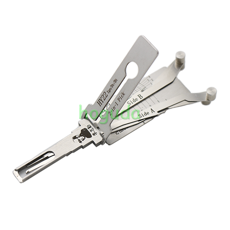 For Original Lishi  HY22  for Hyundai,Kia, K5, X34, Sonata car  decoder and lock pick combination tool with best quality