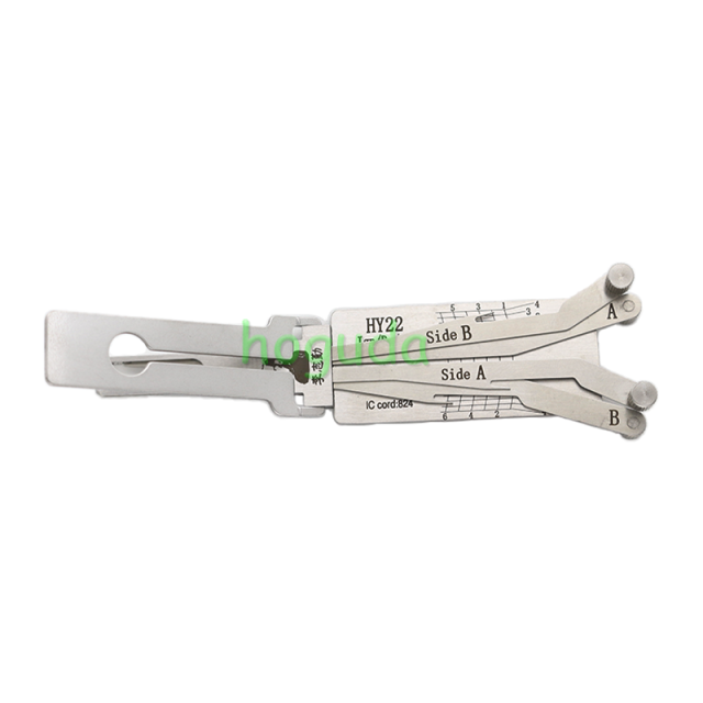 For Original Lishi  HY22  for Hyundai,Kia, K5, X34, Sonata car  decoder and lock pick combination tool with best quality