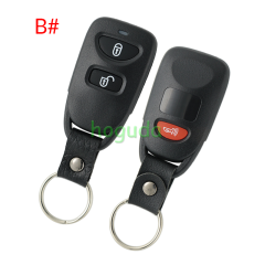 For Hyundai Tucson 2/2+1/3/3+1  Button remote key blank Without Logo