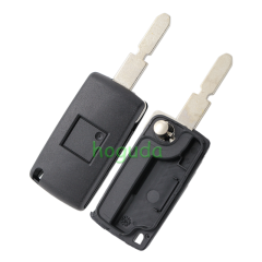 For Peugeot 406 blade 2 buttons flip remote key blank (NE78 Blade - 2Button - No battery place)