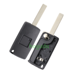 For Peugeot 4 button remote key blank with 407 blade  ( HU83 Blade -4 Button- With battery place )