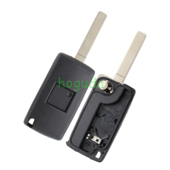For Peugeot 307 blade 2 buttons flip remote key shell ( VA2 Blade -  2Button - With battery place )