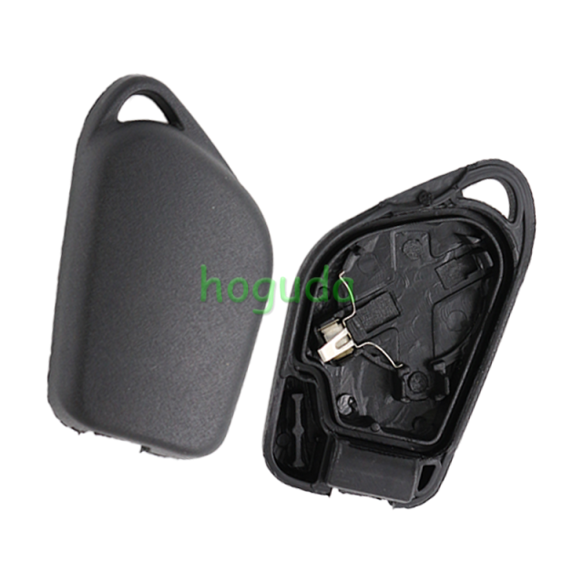 For Peugeot 1 button remote key blank with 406 blade without logo