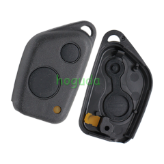 For Peugeot 2 button remote  key blank with 4 track blade without logo  (Without Battery Place)