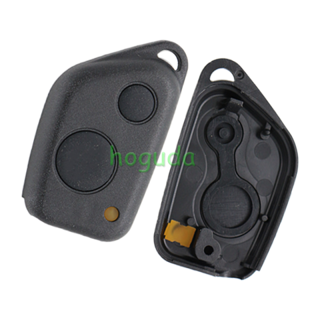 For Peugeot 2 button remote  key blank with 4 track blade without logo  (Without Battery Place)