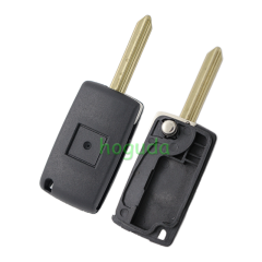 For Peugeot 2 button modified flip remote key blank with SX9-Toy43 blade