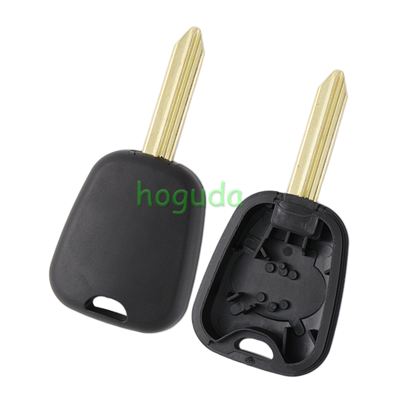 For Peugeot 2 button remote key blank With key blade （No Logo）