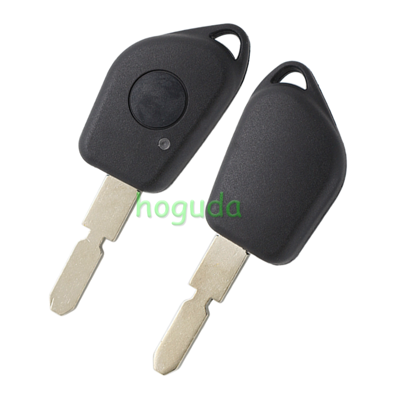 For Peugeot 1 button remote key blank with 406 blade without logo