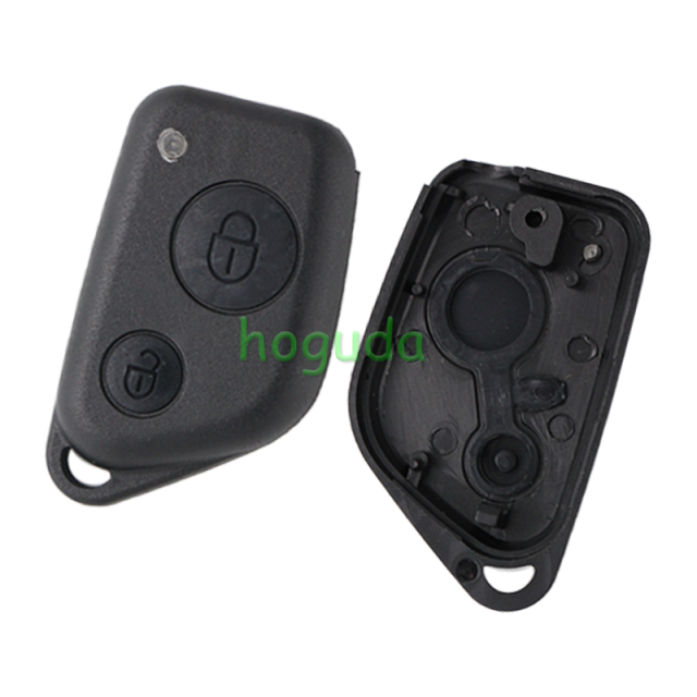 For Peugeot 2 button remote  key blank without Logo (Without Battery Place)