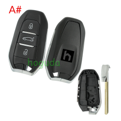 For Peugeot 3 button remote key blank with HU83 blade Please choose the button.