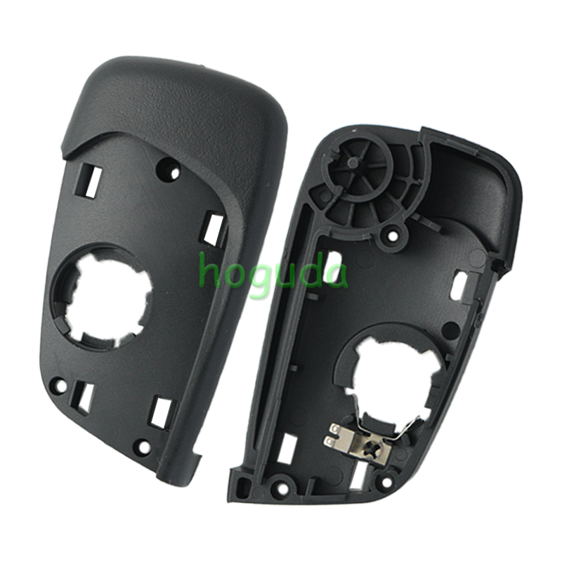 For Peugeot 2 button modified flip remote key blank with VA2 307/HU43/206 Blade -- With battery place used for 0536 model remote control