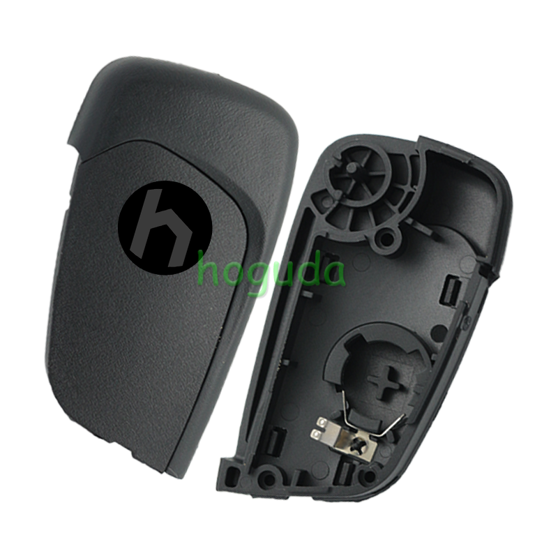 For Peugeot 2 button modified flip remote key blank with VA2 307/HU43/206 Blade -- With battery place used for 0536 model remote control