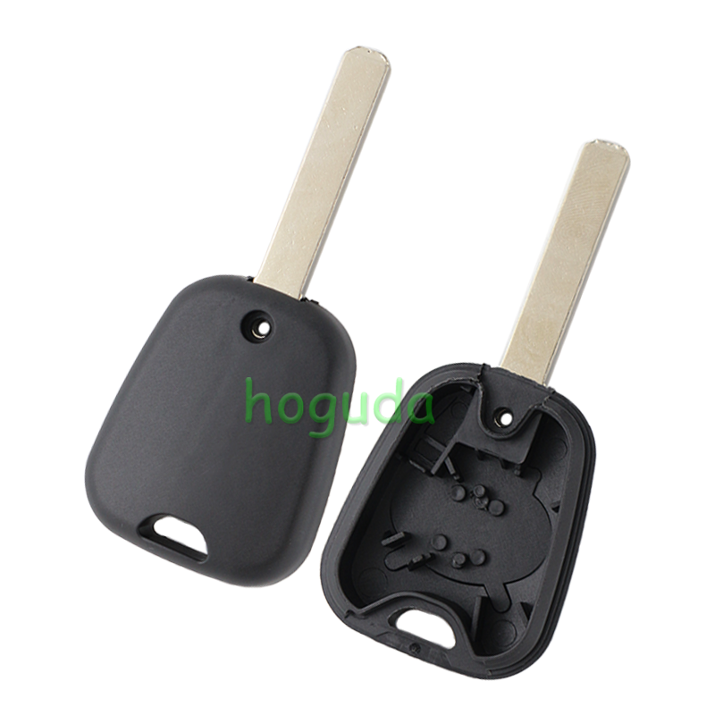 For Peugeot 2 button remote key blank with 307 key blade (without logo)
