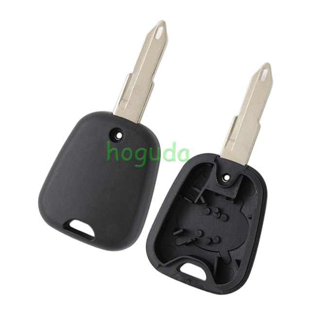 For Peugeot 2 button remote key blank with 206 key blade (without logo)