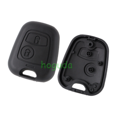 For Peugeot 2 button remote key blank with 407 key blade (without logo)