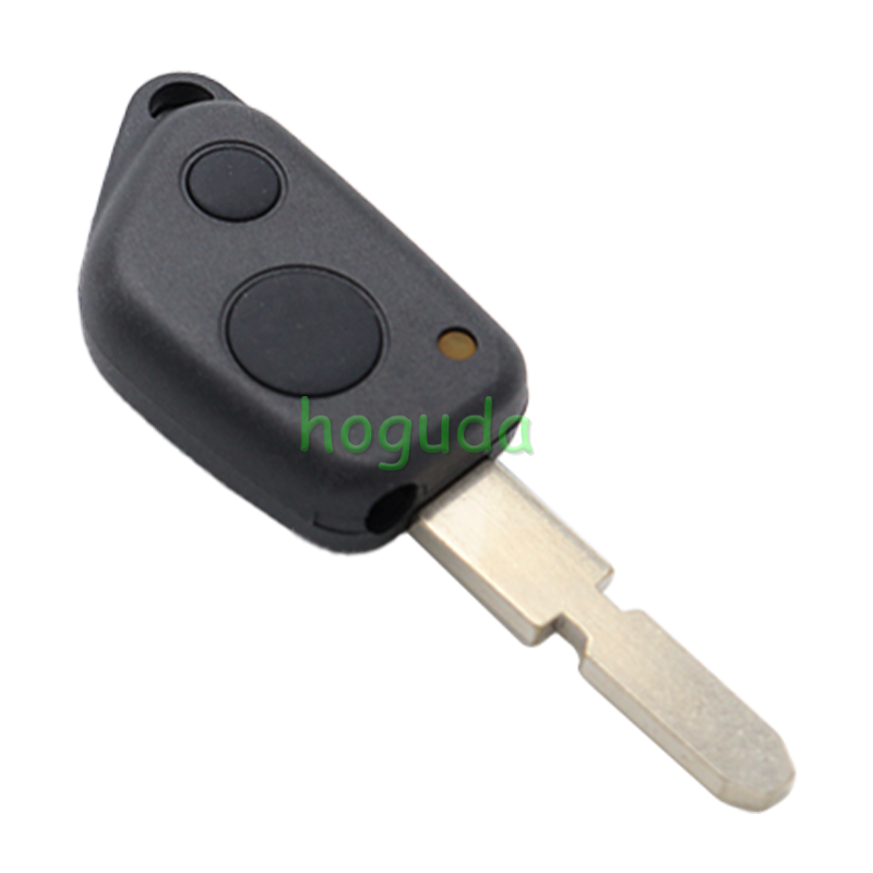 For Peugeot 2 button remote  key blank with 4 track blade without logo  (Without Battery Place)