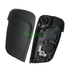 For Peugeot 2 button modified flip remote key blank with VA2 307/HU43/206 Blade -- With battery place used for 0536 model remote control (No Logo)