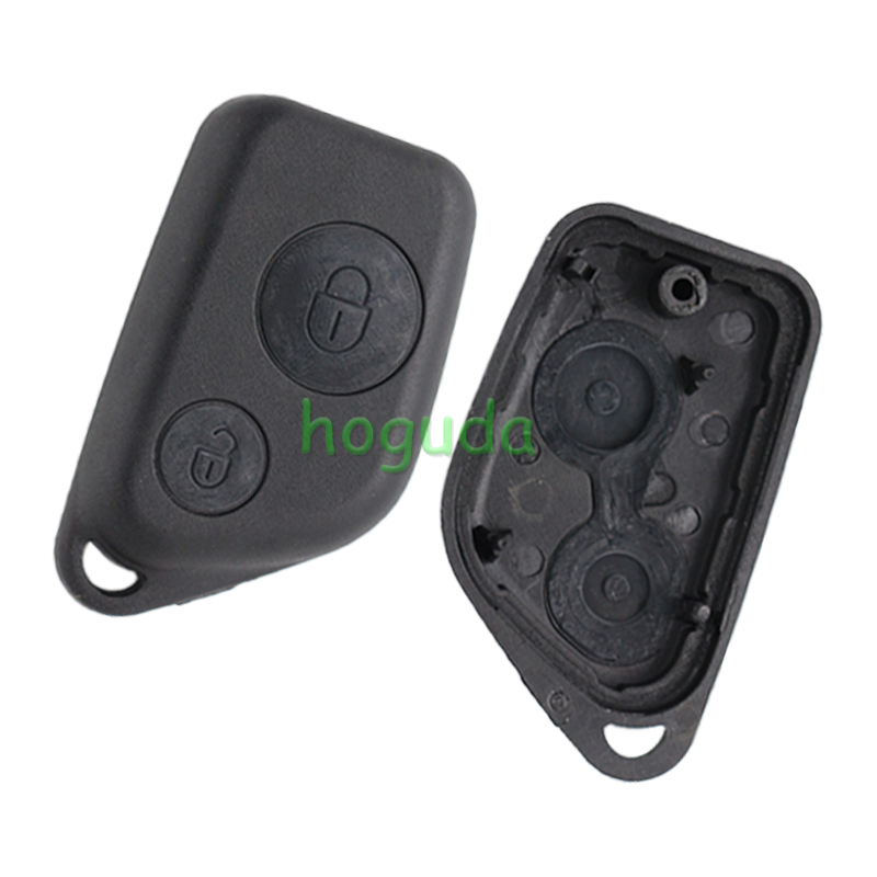 For Peugeot 2 button remote  key blank without Logo (With Battery Place)