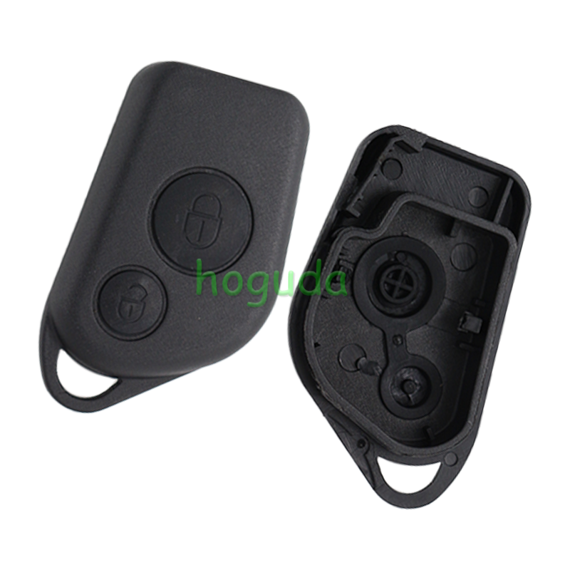 For Peugeot 2 button remote  key blank without Logo (With Battery Place)