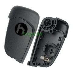 For Peugeot 3 button modified flip remote key blank with VA2 307/HU43/206 Blade -- With battery place used for 0536 model remote control