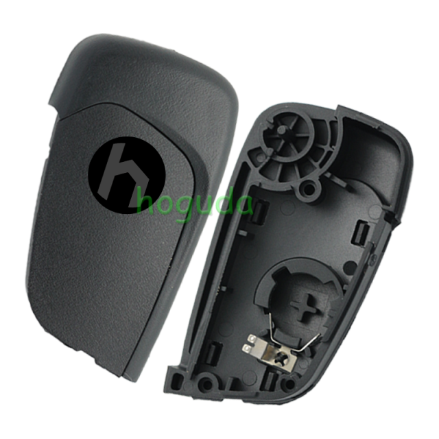 For Peugeot 3 button modified flip remote key blank with VA2 307/HU43/206 Blade -- With battery place used for 0536 model remote control