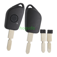 For Peugeot 1 button remote key blank with 406 blade without logo