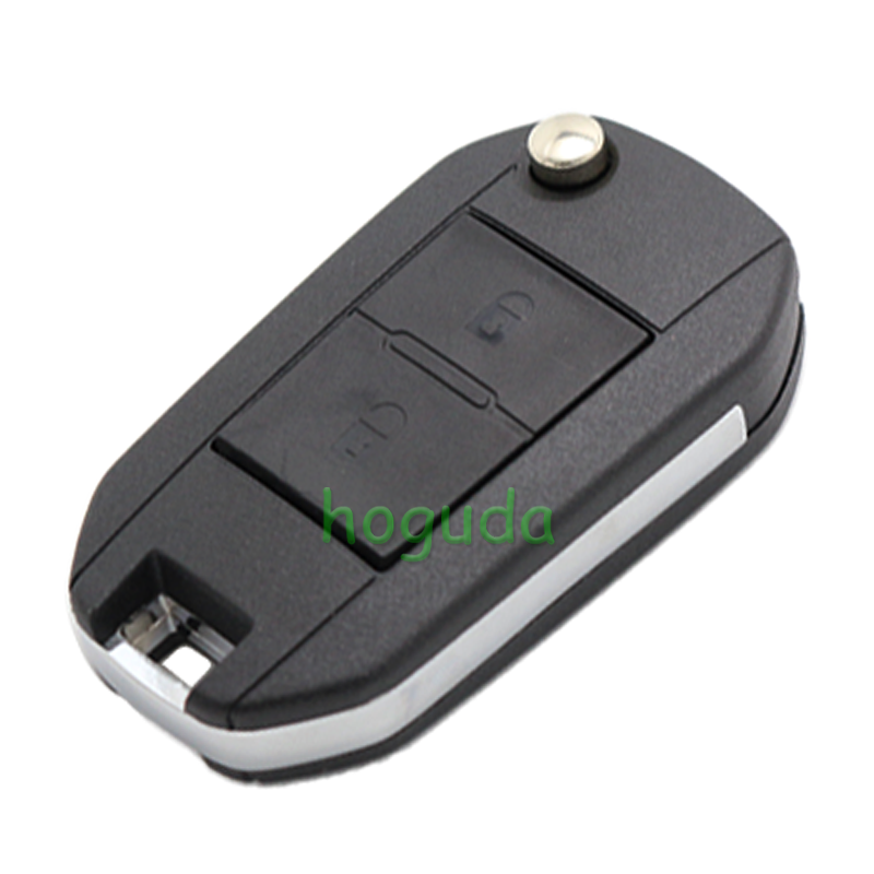For Peugeot 2 button key blank with VA2 Blade (307 key blade 58#)
