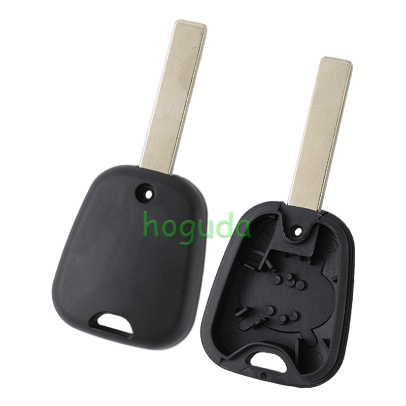 For Peugeot 2 button remote key blank with 407 key blade (without logo)