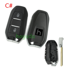 For Peugeot 3 button remote key blank with HU83 blade Please choose the button.