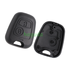 For Peugeot 2 button remote key case for SX9 key blade (without key blade) No Logo